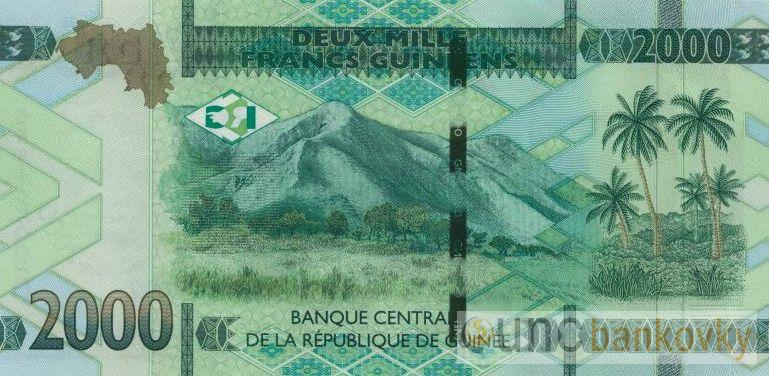Guinea 2000 Francs 2022 UNC